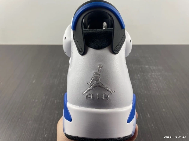 Rep Sport Jordan 6 (2014) Blue Air Retro 384664-107 0723